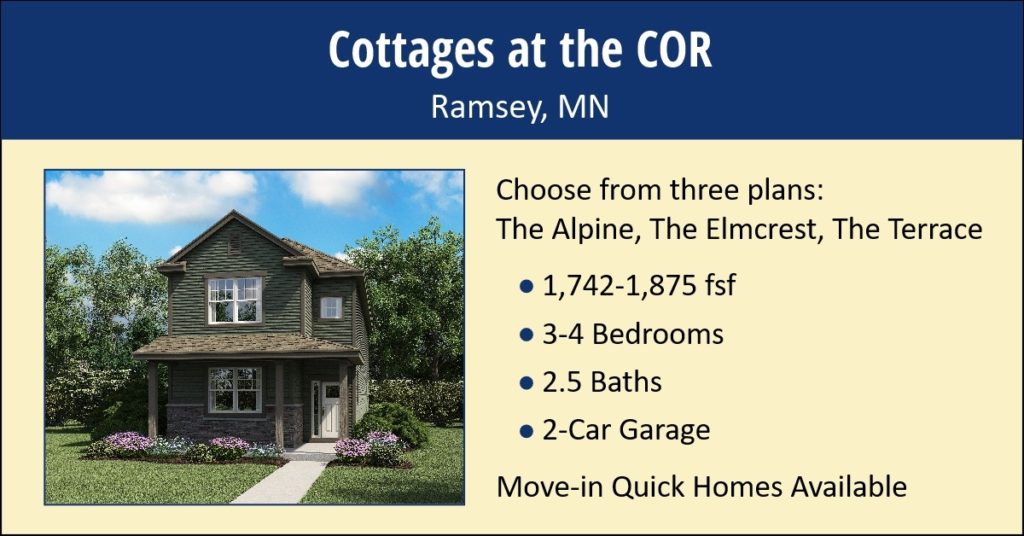 Cottages at the COR - Floor Plans & Details