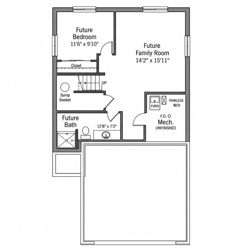 Lower Level with Look Out Option