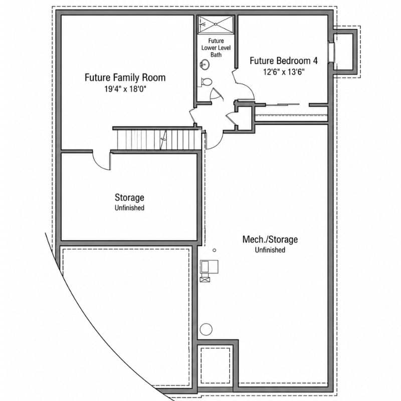 Lower Level with Look Out Option