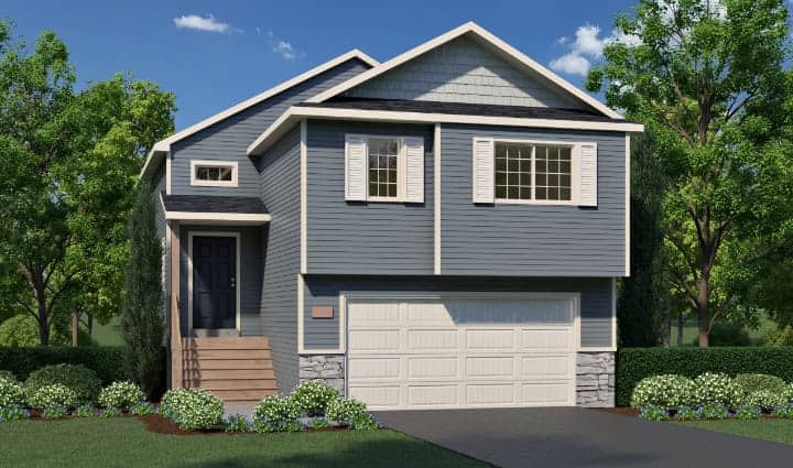 The 1393 2-Bay elevation