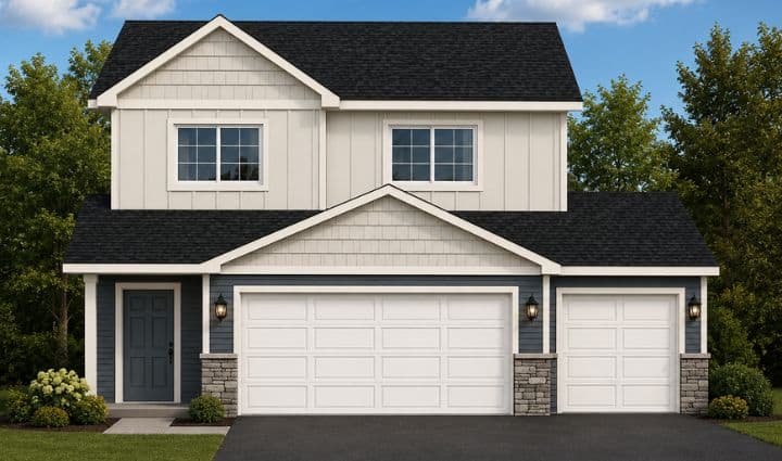 The 1243 3-Bay home