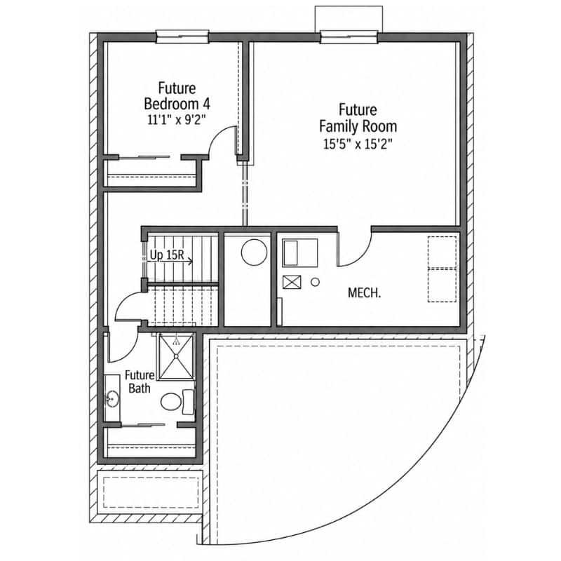 Lower Level with Walk Out Option