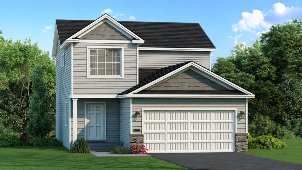 The 1648 2-Bay elevation