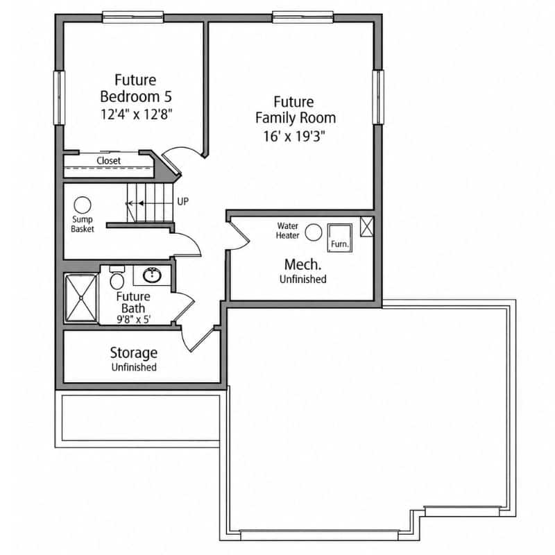 Lower Level with Look Out Option