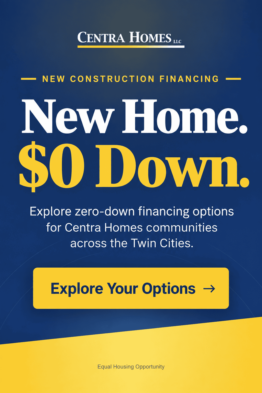 Centra Homes promotional offer